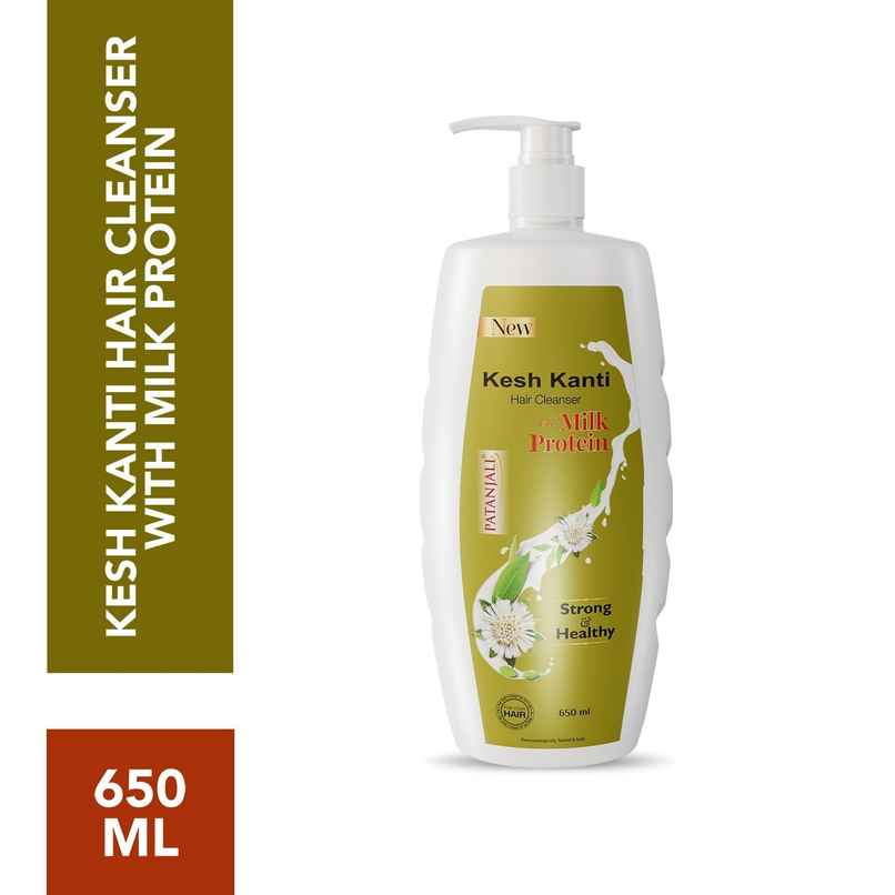Patanjali Kesh Kanti Milk Protein Shampoo (Hair Cleanser) - Hair Breakage Care Patanjali Kesh Kanti Milk Protein Shampoo (Hair Cleanser) - Hair Breakage Care