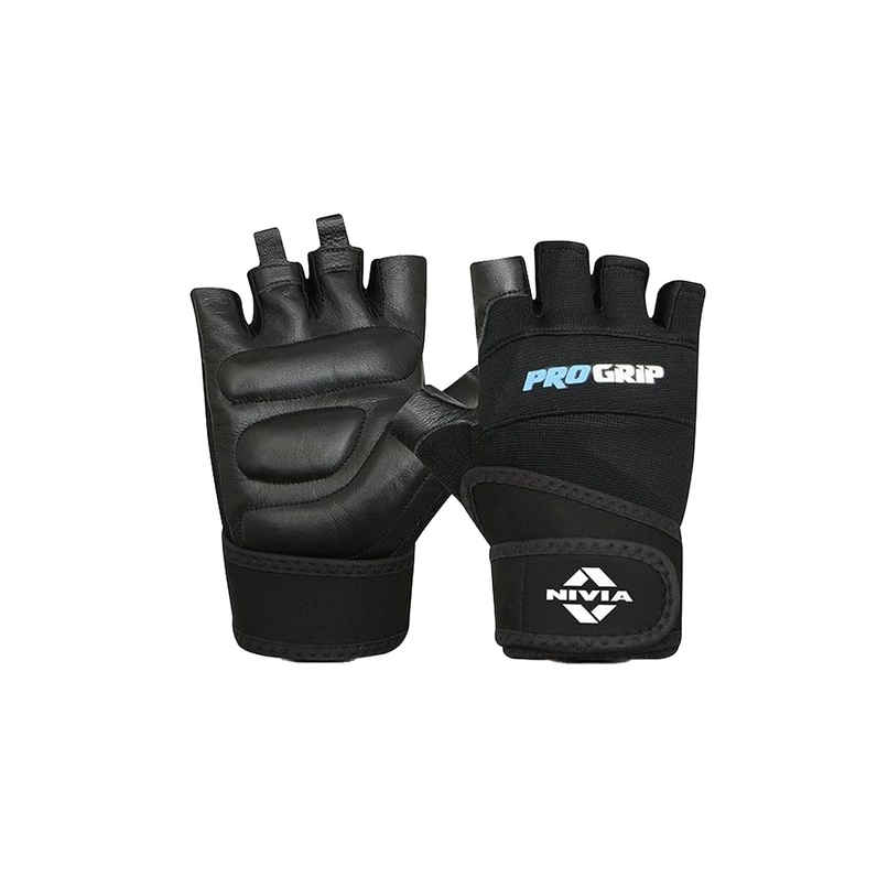 Nivia Progrip Gym Gloves | Black - Medium
