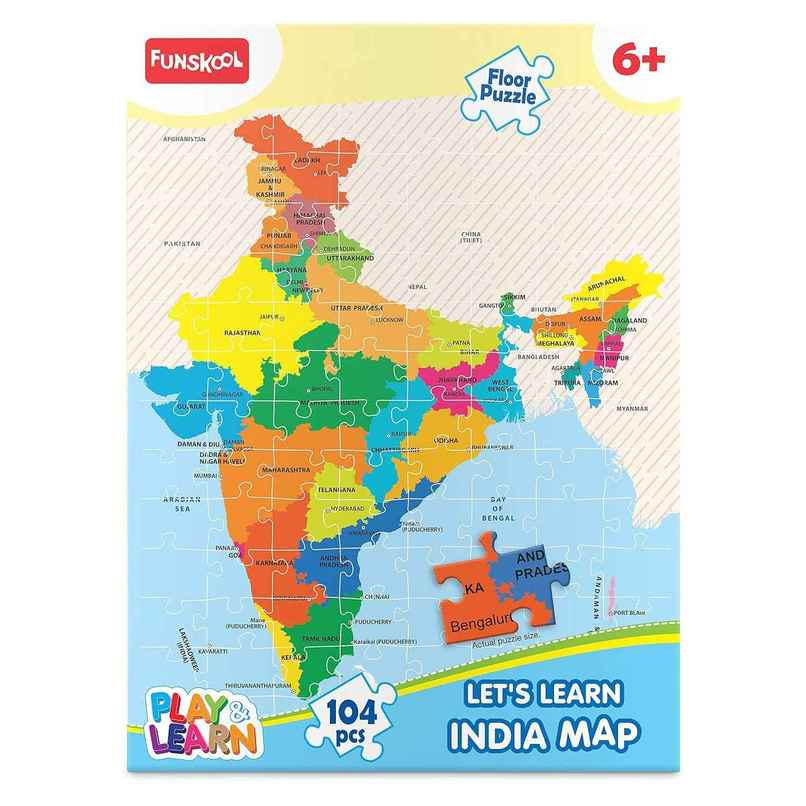 Funskool Puzzle Pop India Map Jigsaw Puzzle Funskool Puzzle Pop India Map Jigsaw Puzzle