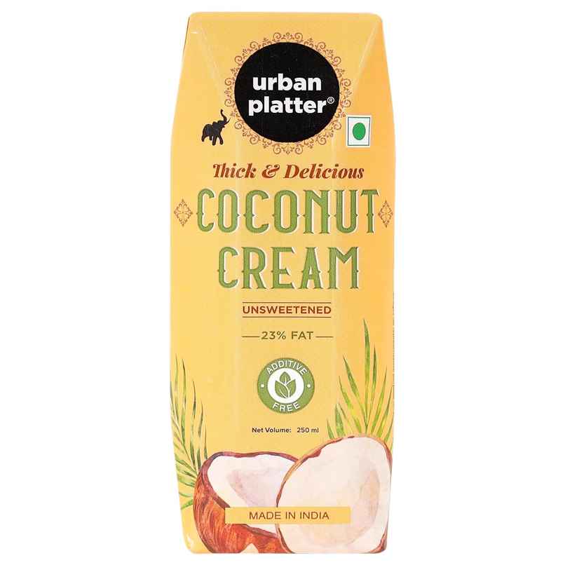 Urban Platter Unsweetened Coconut Cream