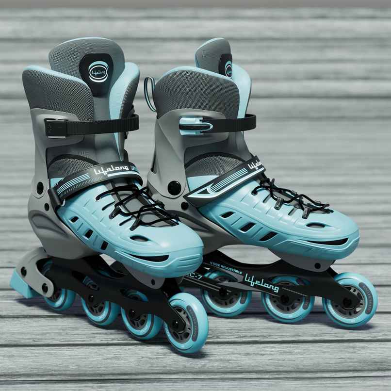 Lifelong Skating Shoes - Roller Skate Shoes - 4 Wheels Inline Skates for Boys & Girl - Size 31-34