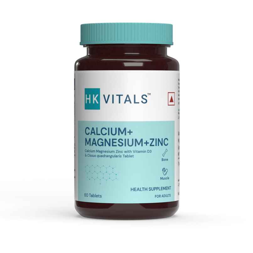 hk vitals Calcium Magnesium and Zinc 60 Tablets