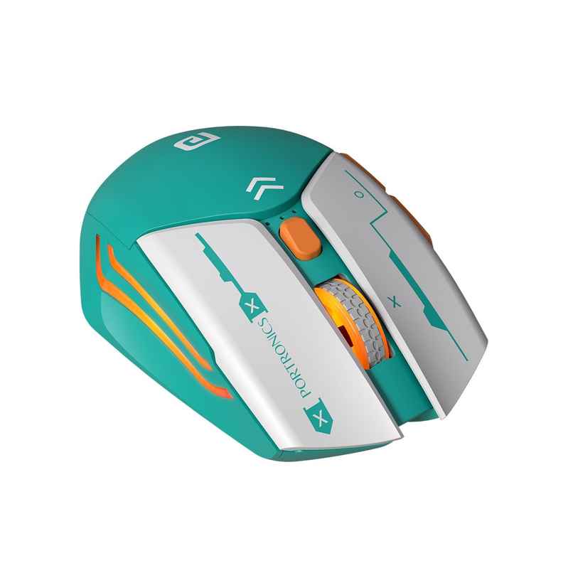 Portronics Vader Max Wireless Rechargeable Mouse, Bluetooth 5.3 & 2.4 GHz Dual Mode | Green Portronics Vader Max Wireless Rechargeable Mouse, Bluetooth 5.3 & 2.4 GHz Dual Mode | Green