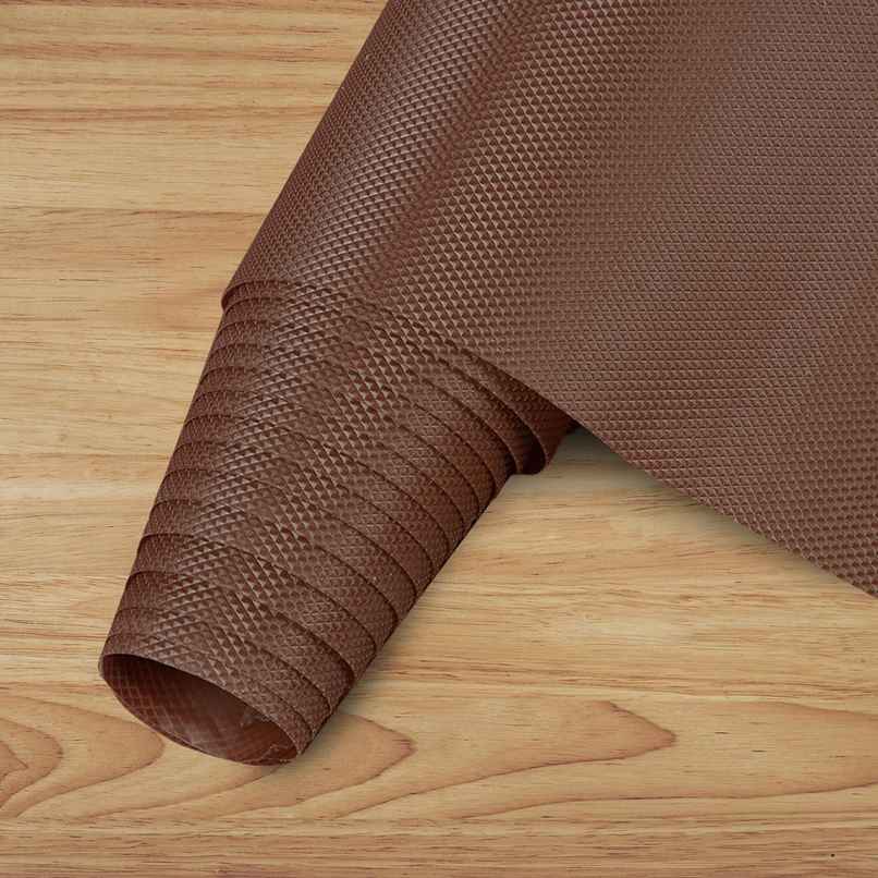 Senego Anti Slip Mat | 3 m | Shelf Liner Mat for Kitchen/Cupboard/Drawers | 45 cm x 3 m | Brown | EVA, BPA Free Senego Anti Slip Mat | 3 m | Shelf Liner Mat for Kitchen/Cupboard/Drawers | 45 cm x 3 m | Brown | EVA, BPA Free
