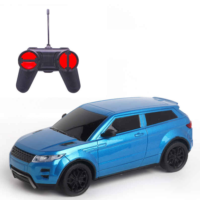 Race N Roll 1:24 Rechargeable High - Speed Mini Remote Control Car - Rov Blue