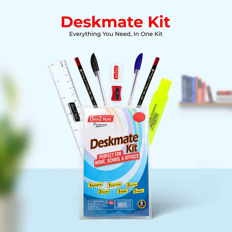 Soni Officemate Deskmate Kit, All-in-one Stationery Set, Ideal Gift for Kids, Students & Office Use Soni Officemate Deskmate Kit, All-in-one Stationery Set, Ideal Gift for Kids, Students & Office Use