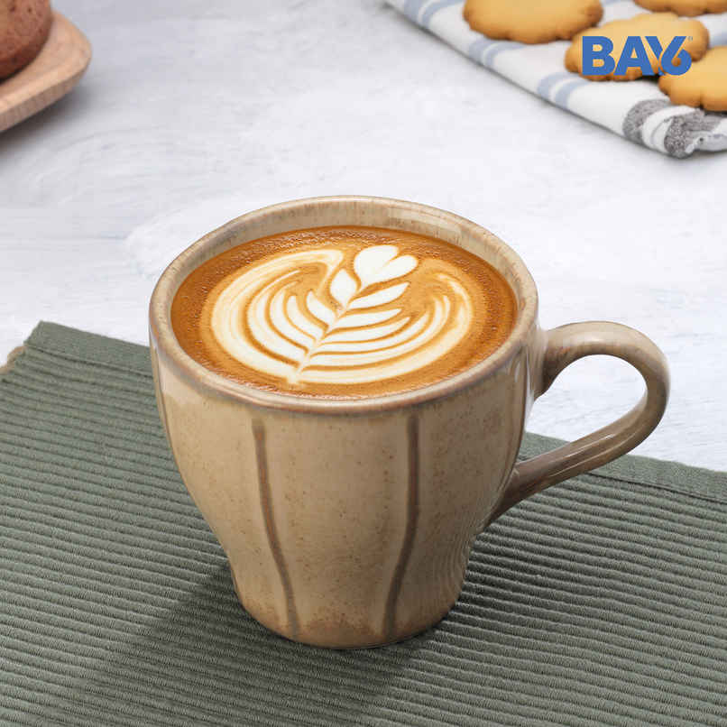 BAY6 Porcelain Line Cup 230 ml Reactive - 6 Pcs Set - Cotton