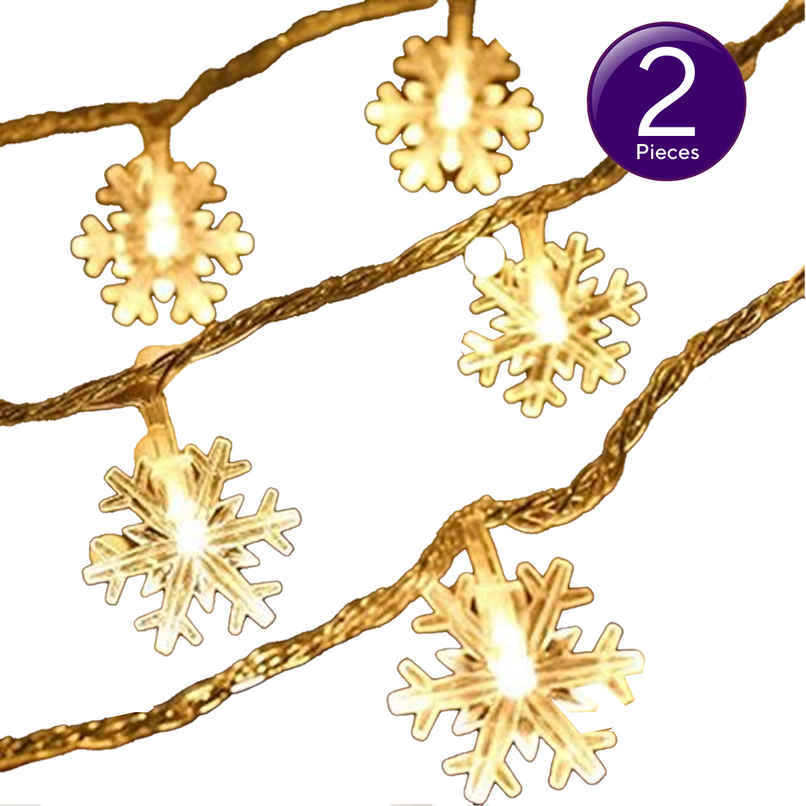 Quace Mini Snowflake String Light Combo 