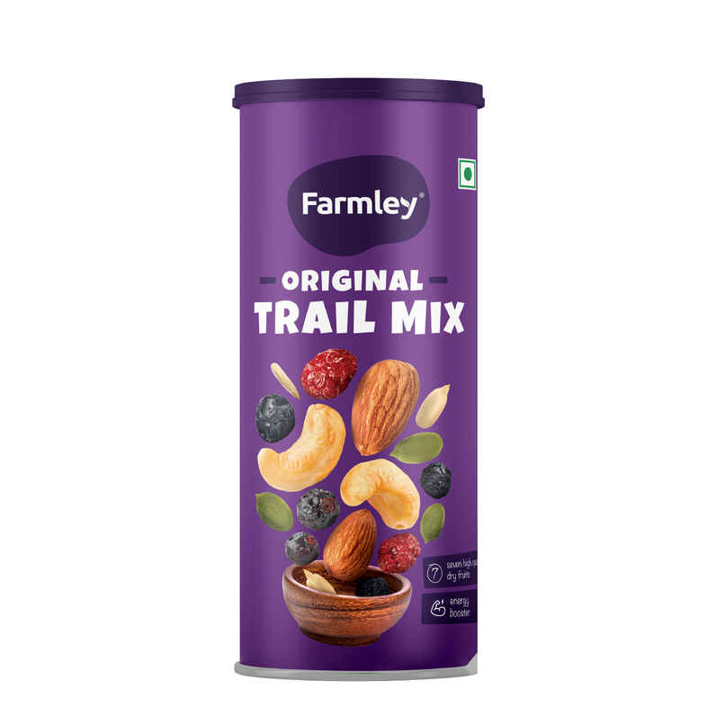 Farmley Trail Mix Dry Fruit- Almonds, Cashews, Cranberries, Blueberries, Blackcurrant & More Farmley Trail Mix Dry Fruit- Almonds, Cashews, Cranberries, Blueberries, Blackcurrant & More