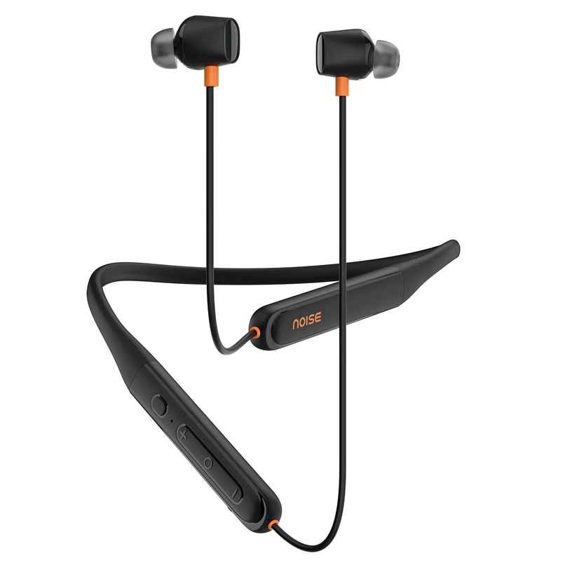 Noise Airwave Crest Bluetooth Wireless Neckband Earphones with Mic | Velvet Black