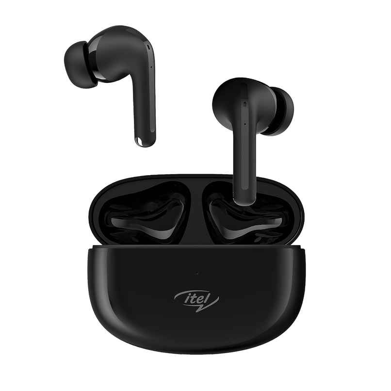 itel T31 TWS Earbuds - 30H Playtime, -25Db ANC, Quad Mic ENC, IPX5, 10Mm Bass, Black itel T31 TWS Earbuds - 30H Playtime, -25Db ANC, Quad Mic ENC, IPX5, 10Mm Bass, Black