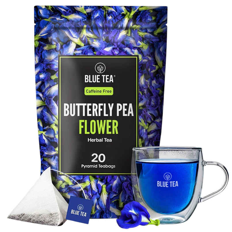 Blue Tea Butterfly Pea Flower Herbal Tea | Zipper Blue Tea Butterfly Pea Flower Herbal Tea | Zipper