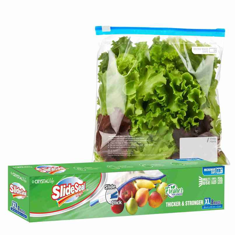 Crystal Slideseal Slider Bag - XL Crystal Slideseal Slider Bag - XL