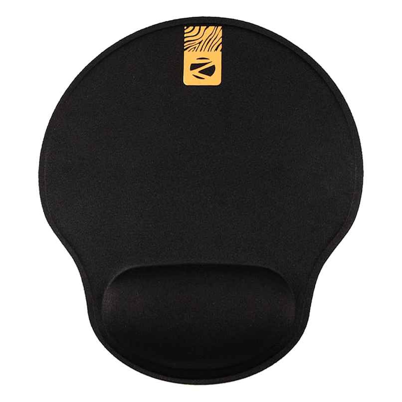 Zebronics MSP-X5 Mouse Pad | Ultra-Smooth Fabric Surface with Memory Foam Wrist Rest