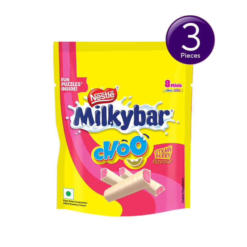 Nestle Milkybar Choo Strawberry Flavour Sharebag Combo Nestle Milkybar Choo Strawberry Flavour Sharebag Combo