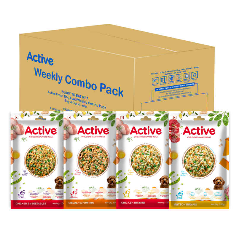 Active Fresh Pet Food Weekly Combo 4 Biryanis