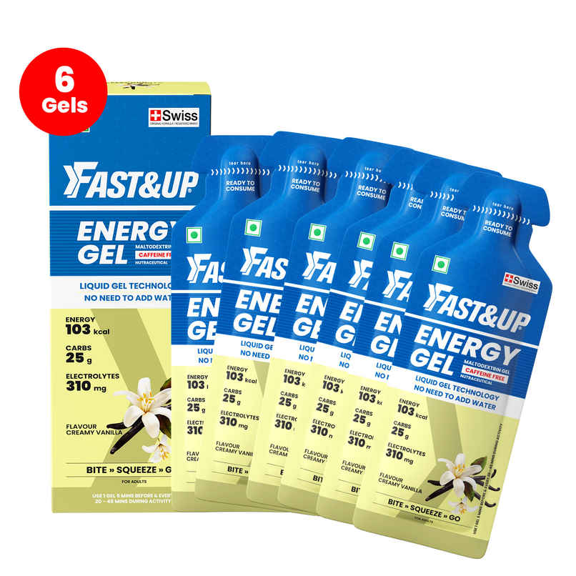 Fast&Up Energy Gel Non Caffeinated Creamy Vanilla