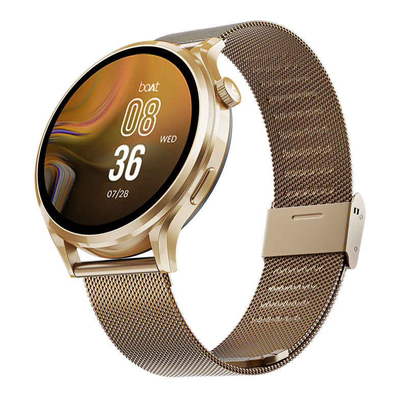 boAt Lunar Discovery Pro Smartwatch, 1.39" HD, Metal, SOS, HR/SpO2, Rose Gold boAt Lunar Discovery Pro Smartwatch, 1.39" HD, Metal, SOS, HR/SpO2, Rose Gold
