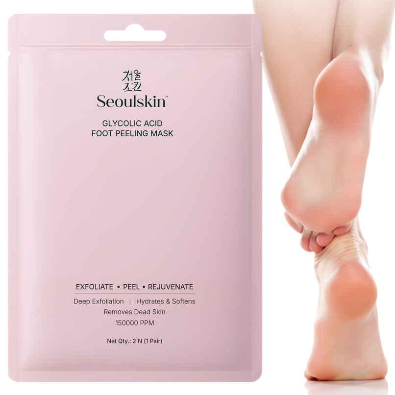 SeoulSkin Glycolic Acid Foot Peeling Mask | Exfoliating Foot Peel | Dead Skin Removal