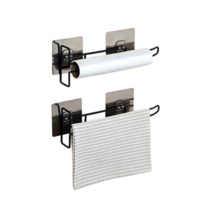 Perpetual Tissue Paper Holder | Steel Self-Adhesive Roll Holder for Bathroom | Pack of 2 Perpetual Tissue Paper Holder | Steel Self-Adhesive Roll Holder for Bathroom | Pack of 2