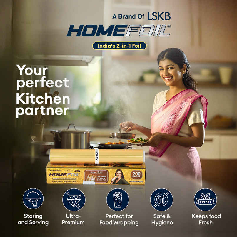 HOMEFOIL 2-in-1 Paper & Golden Foil