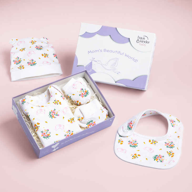 Adorable Attire Gift Set for Baby Hippity Hop Cotton Super Soft and Gentle on Babys Skin