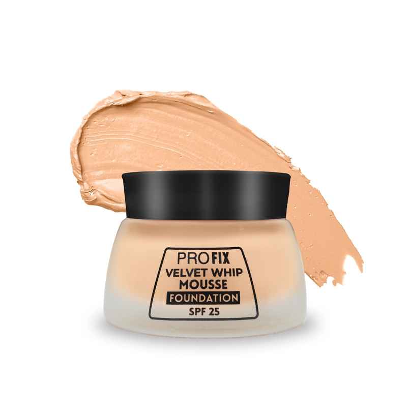 Jaquline USA PRO FIX Velvet Whip Mousse Foundation | Beige 02