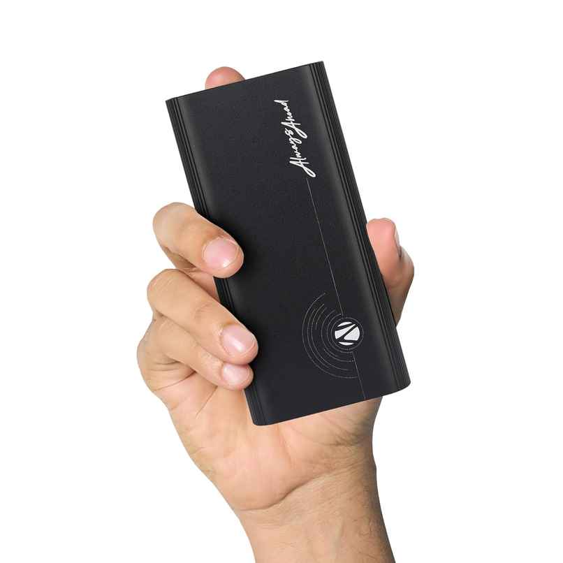 Zebronics Energipod 20R1 | Power Bank | 20000 mAh | 35W | Outputs - USB A | Dual Type C | Black