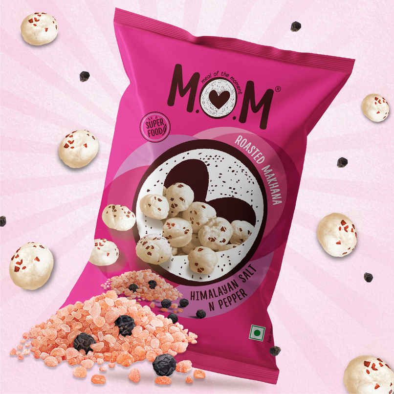 MOM Himalayan Salt & Pepper Roasted Makhana MOM Himalayan Salt & Pepper Roasted Makhana