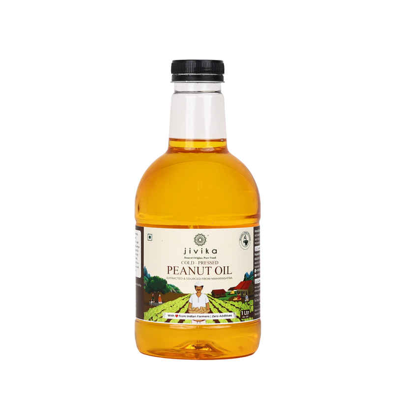 Jivika Groundnut (Peanut) Cold Pressed Oil | Healthy Cooking Oil