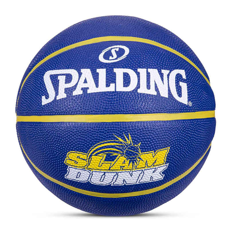Spalding Slamdunk Rubber Basketball (Blue) 5
