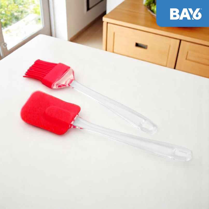 BAY6 Silicone Spatula & Oil Brush Set (2pc)