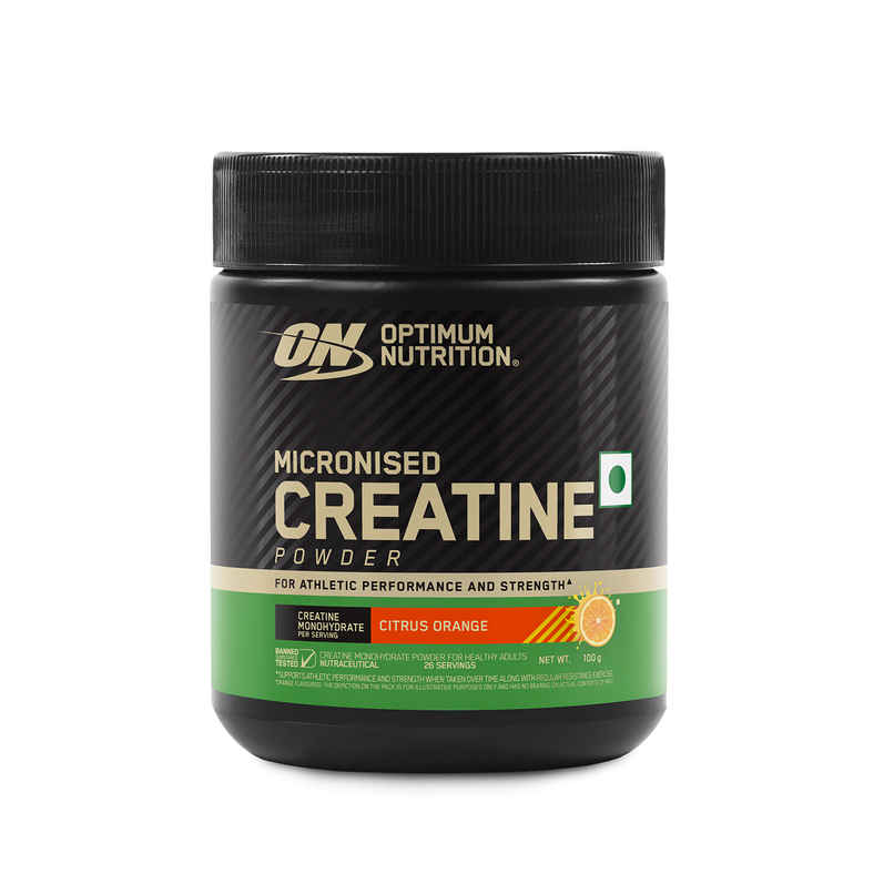 Optimum Nutrition Micronized Creatine Powder | 26 Serves Citrus Orange 3 g
