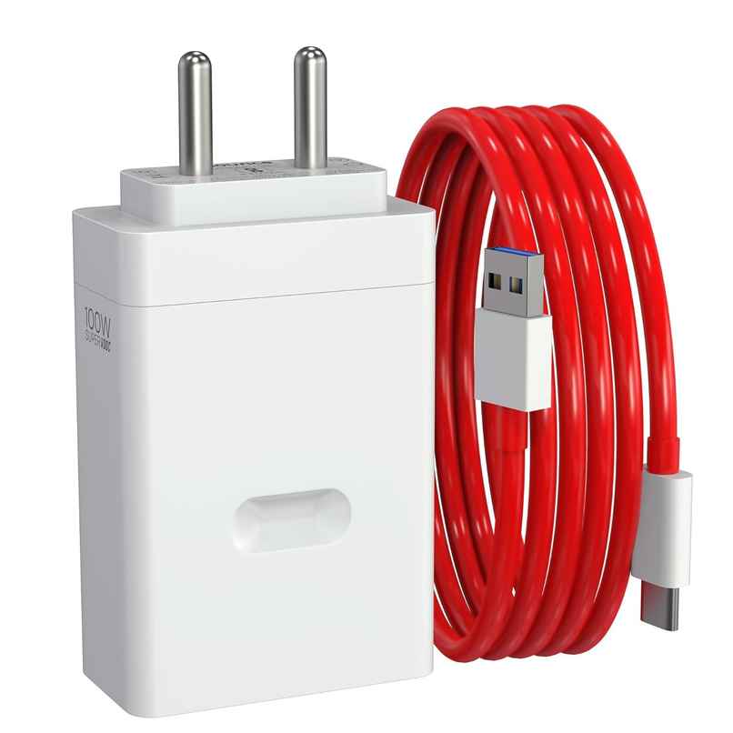 Sounce OnePlus SuperVOOC 100W Ultra Fast Charger & USB to C Dash Cable, White Sounce OnePlus SuperVOOC 100W Ultra Fast Charger & USB to C Dash Cable, White