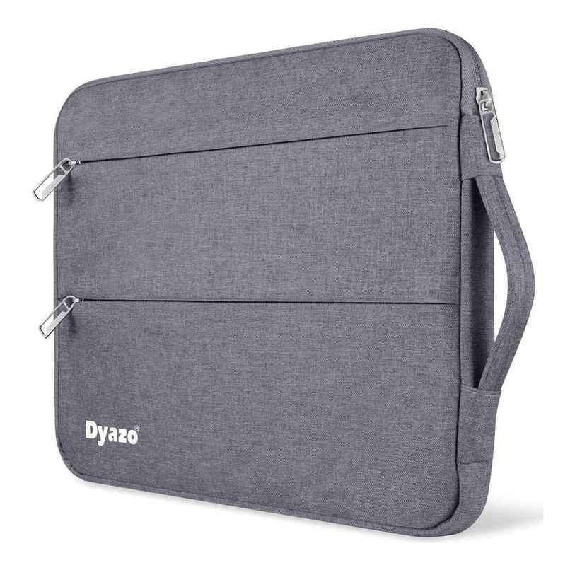 Dyazo Water Resistant Laptop Sleeve with Handle | 15 to 15.6 Inch | Grey