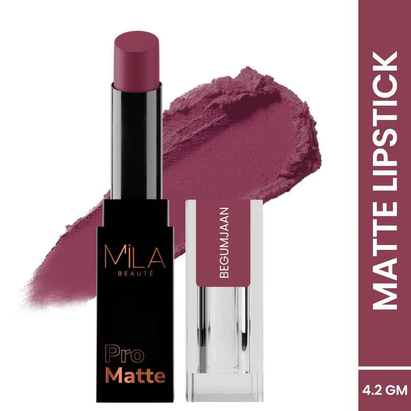 Mila Beaute Pro Mattes Lipstick Luxurious Creamy Matte Texture | 21 Begumjaan
