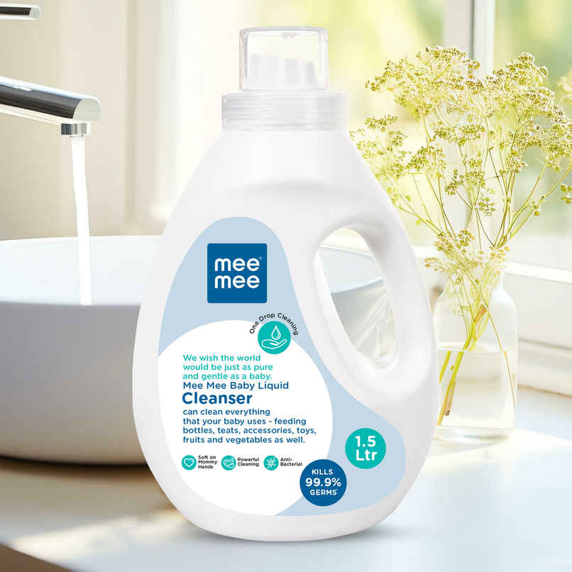 Mee Mee Baby Liquid Cleanser for Bottles | Nipples | Accessories | Toys | Fruits & Vegetables Mee Mee Baby Liquid Cleanser for Bottles | Nipples | Accessories | Toys | Fruits & Vegetables