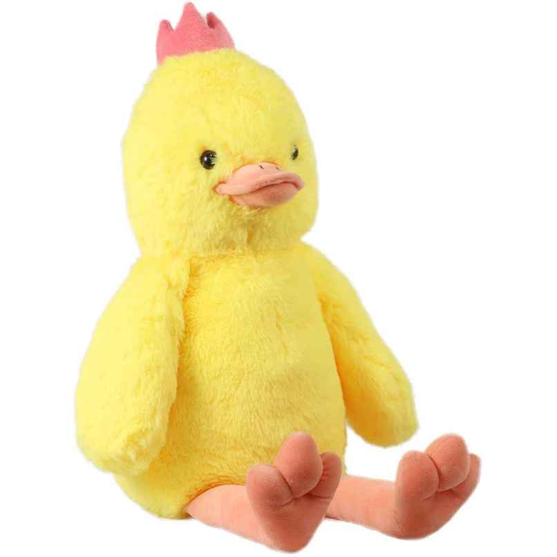 Mirada 35Cm Floppy Duck With Crown - Yellow Mirada 35Cm Floppy Duck With Crown - Yellow