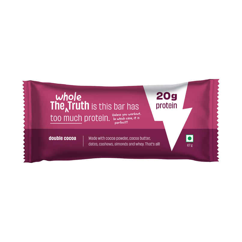 The Whole Truth 20g Protein Double Cocoa Protein Bar