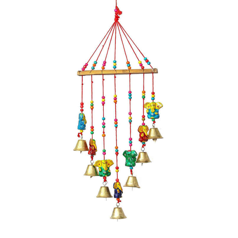 Casacraft by Pepperfry Hanging Bells | Ganapati Ji Design