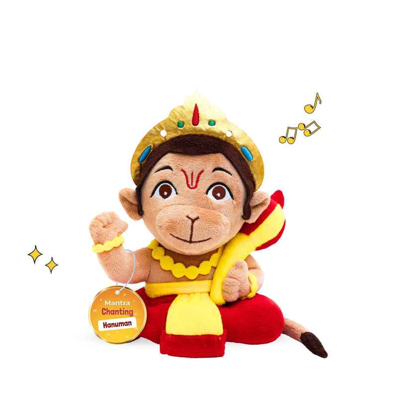 Panda's Box Mantra Chanting Baby Hanuman | Small - 18 cm Panda's Box Mantra Chanting Baby Hanuman | Small - 18 cm