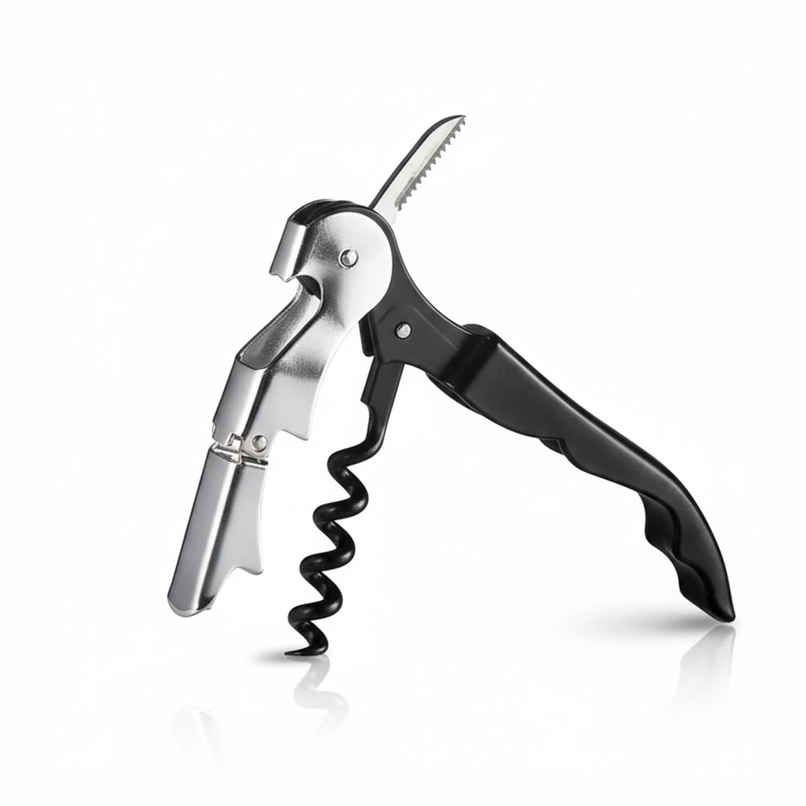 Perch Stainless Steel Corkscrew Manual Wine Opener | Silver Perch Stainless Steel Corkscrew Manual Wine Opener | Silver