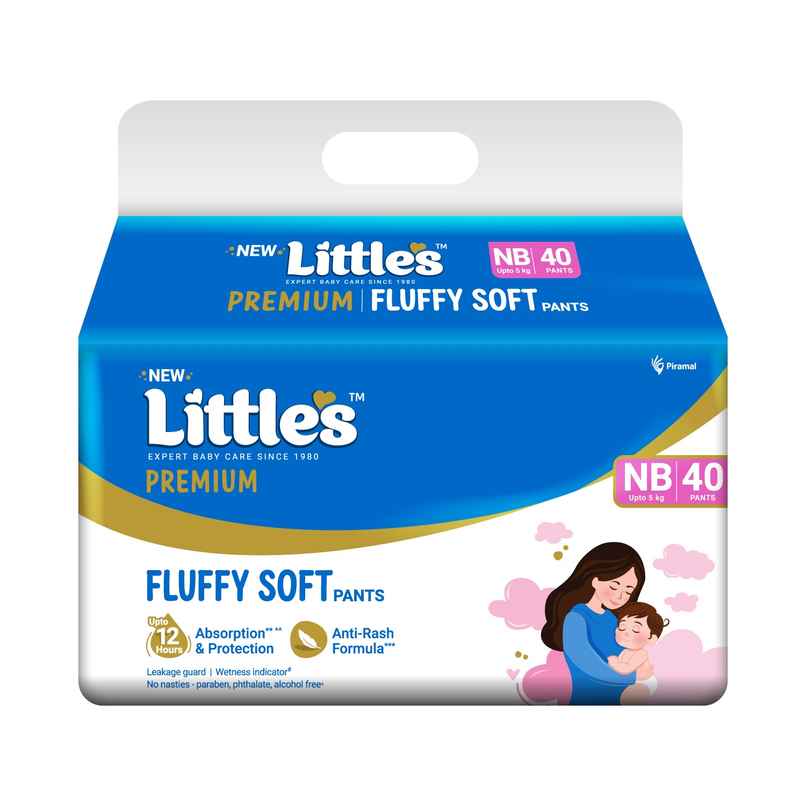 Littles Expert Baby Care Comfy Baby Diapers | Pant Style | NB | 40 pcs Littles Expert Baby Care Comfy Baby Diapers | Pant Style | NB | 40 pcs