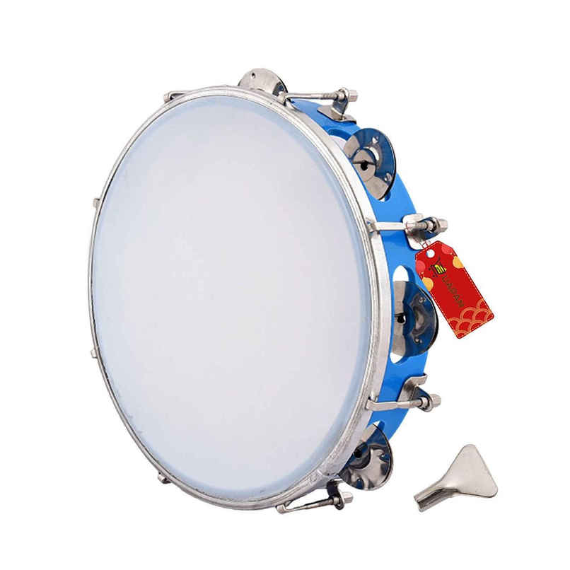 Uapan Fiber Dafli 10 Inch Blue Tambourine Uapan Fiber Dafli 10 Inch Blue Tambourine