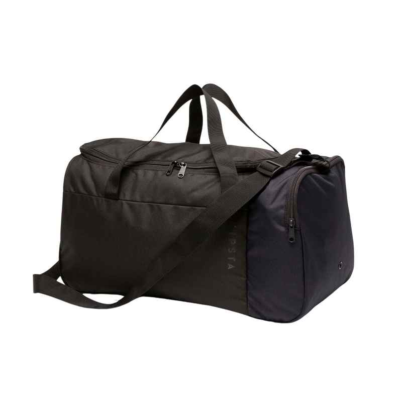Decathlon | Unisex Solid Polyester 35 L Shoulder Strap Duffle Bag - Black