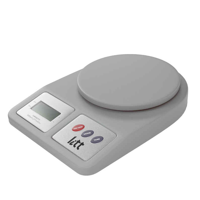 Litt Digital Kitchen Weighing Scale | LCD Display | Tare Mode | 5 kg Capacity Litt Digital Kitchen Weighing Scale | LCD Display | Tare Mode | 5 kg Capacity