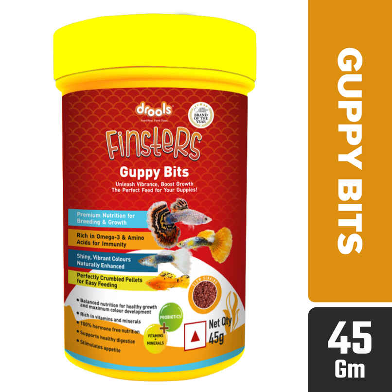 Drools Finsters Guppy Bits Fish Food Drools Finsters Guppy Bits Fish Food