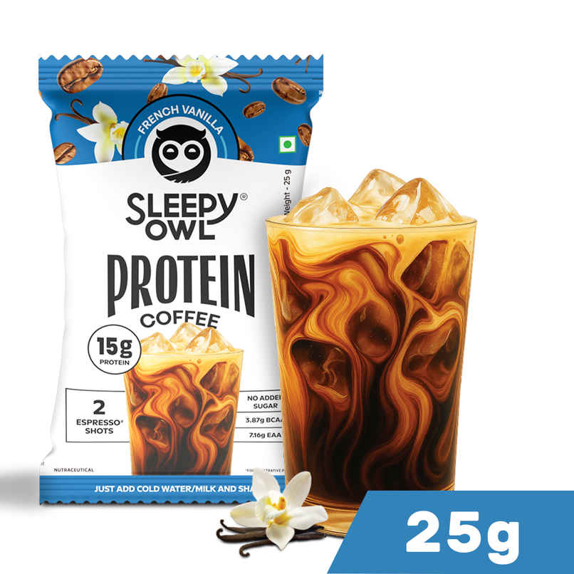 Sleepy Owl French Vanilla Protein Coffee Sachet