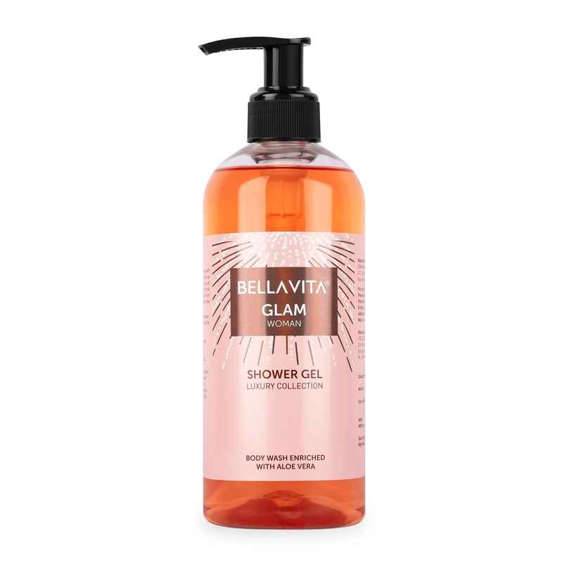 Bella Vita Luxury Glam Woman Body Wash Refreshing Shower Gel for Deep Cleansing