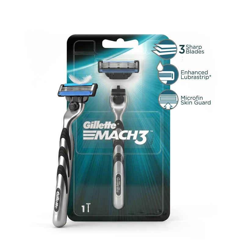 Gillette Mach 3 Razor Light Shaving Razor For Men